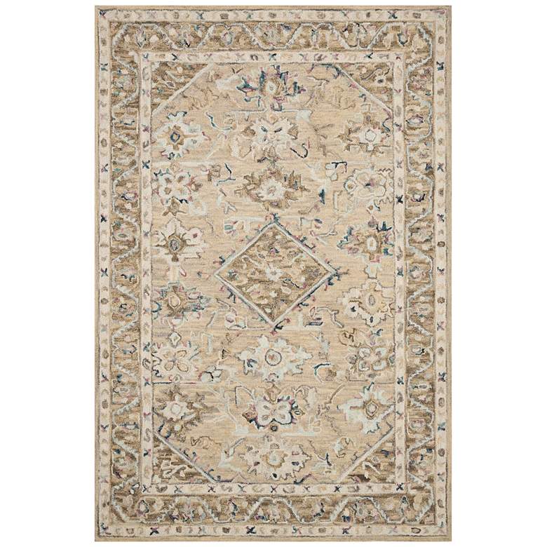 Image 2 Loloi BEA-02 5&#39;0 inchx7&#39;6 inch Beige and Ivory Area Rug