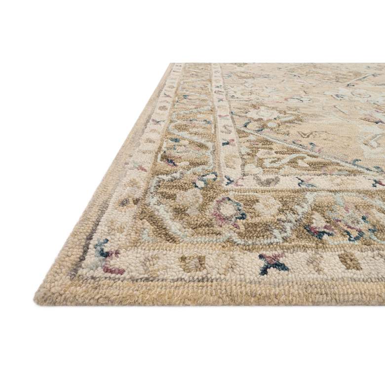 Image 3 Loloi BEA-02 5'0"x7'6" Beige and Ivory Area Rug more views