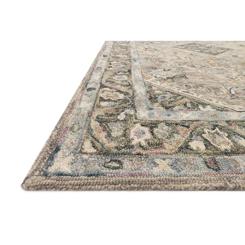 Image 3 Loloi BEA-02 5'0"x7'6" Sky and Multi-Color Area Rug more views
