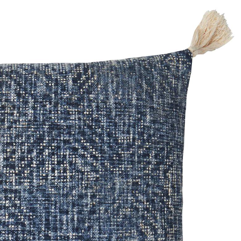Image 3 Loloi Blue Geometric 22" Square Down Filled Throw Pillow more views