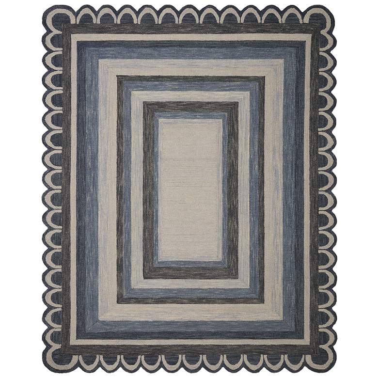 Image 1 Loloi Buena Onda BUE-02 5'x7'6" Denim and Charcoal Area Rug
