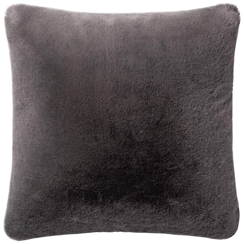 Image 1 Loloi Charcoal 22 inch Square Throw Pillow
