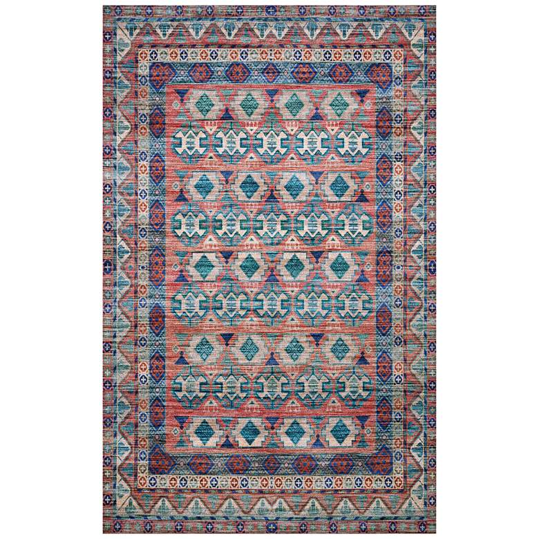 Image 1 Loloi Cielo 5'x7'6" Multi-Color Terracotta Oriental Area Rug