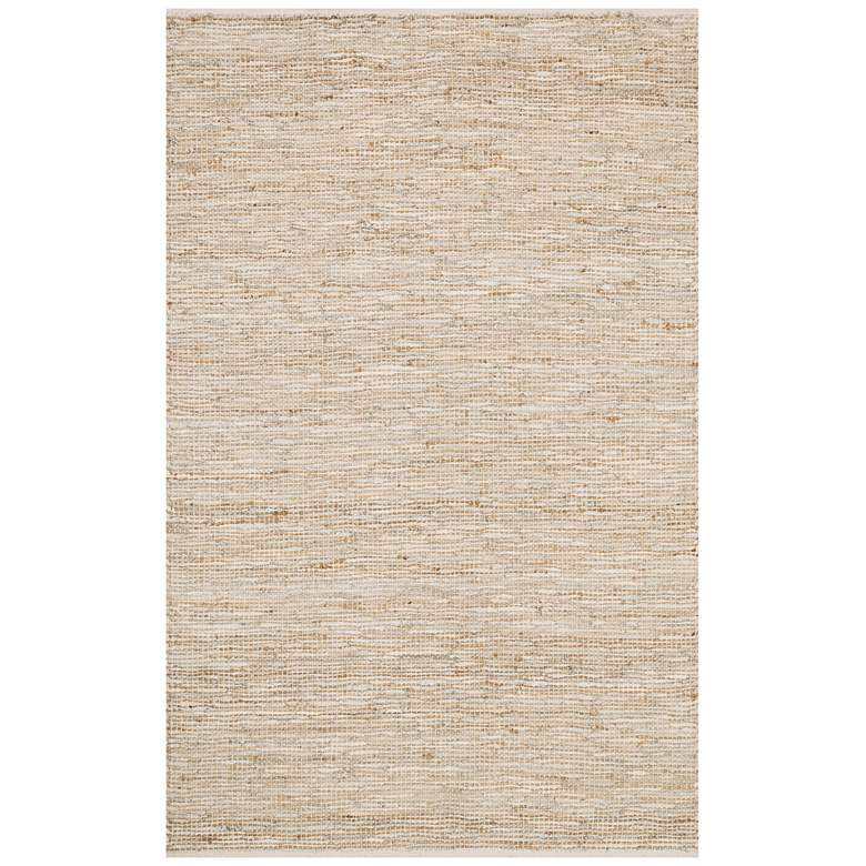 Loloi Edge 5&#39;x7&#39;6&quot; Ivory Hand-Made Area Rug