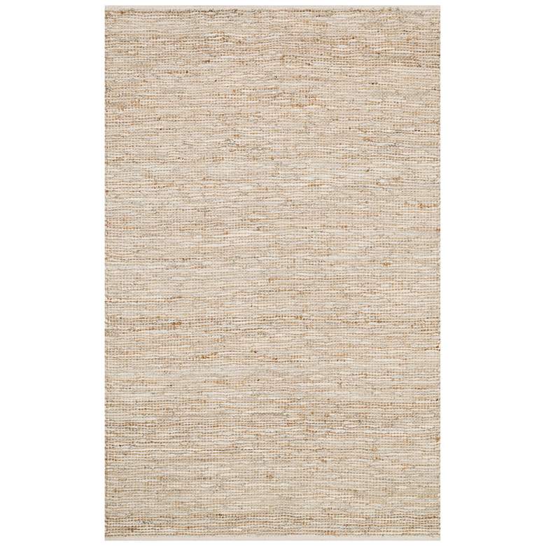 Image 1 Loloi Edge 5'x7'6" Ivory Hand-Made Area Rug
