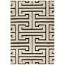 Thumbnail1 of Loloi Enchant 3'10"x5'7" Ivory and Brown Geometric Rug