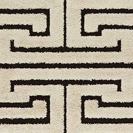 Image3 of Loloi Enchant 5'3"x7'7" Ivory and Dark Brown Geometric more views