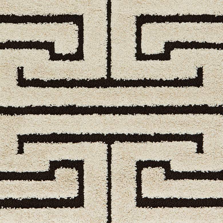Image 3 Loloi Enchant 5'3"x7'7" Ivory and Dark Brown Geometric more views