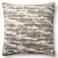 Loloi Gray Abstract 22" Square Throw Pillow