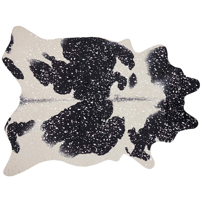 Image 1 Loloi II Bryce BZ-01 5&#39;x6&#39;6 inch Black and Ivory Area Rug