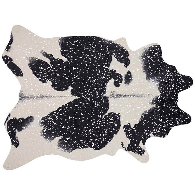Image 1 Loloi II Bryce BZ-01 5'x6'6" Black and Ivory Area Rug