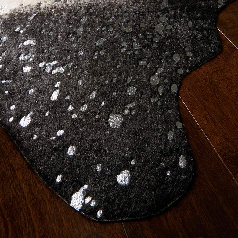 Image 2 Loloi II Bryce BZ-01 5'x6'6" Black and Ivory Area Rug more views