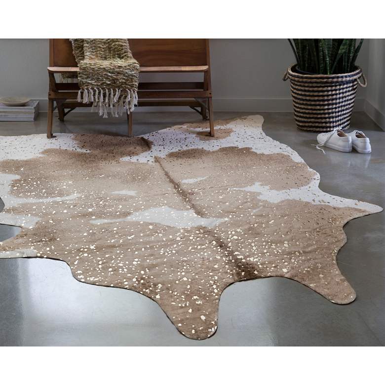 Image 1 Loloi II Bryce BZ-06 5'x6'6" Taupe and Champagne Area Rug