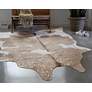 Loloi II Bryce BZ-06 5&#39;x6&#39;6" Taupe and Champagne Area Rug