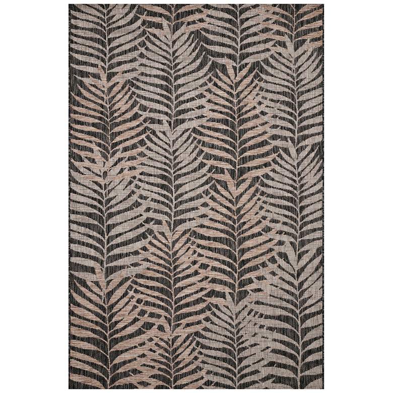 Loloi Isle IE-08 5&#39;3&quot;x7&#39;7&quot; Natural and Black Area Rug