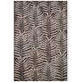 Loloi Isle IE-08 5&#39;3"x7&#39;7" Natural and Black Area Rug in scene