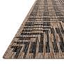 Thumbnail2 of Loloi Isle IE-09 2'2"x3'9" Brown and Black Area Rug more views