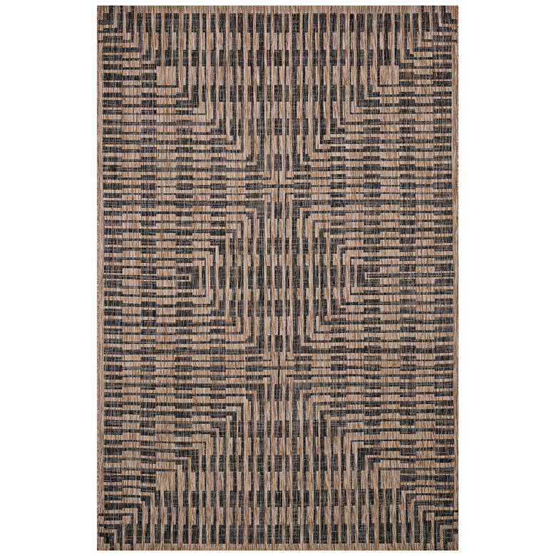 Image 3 Loloi Isle IE-09 5'3"x7'7" Brown and Black Area Rug