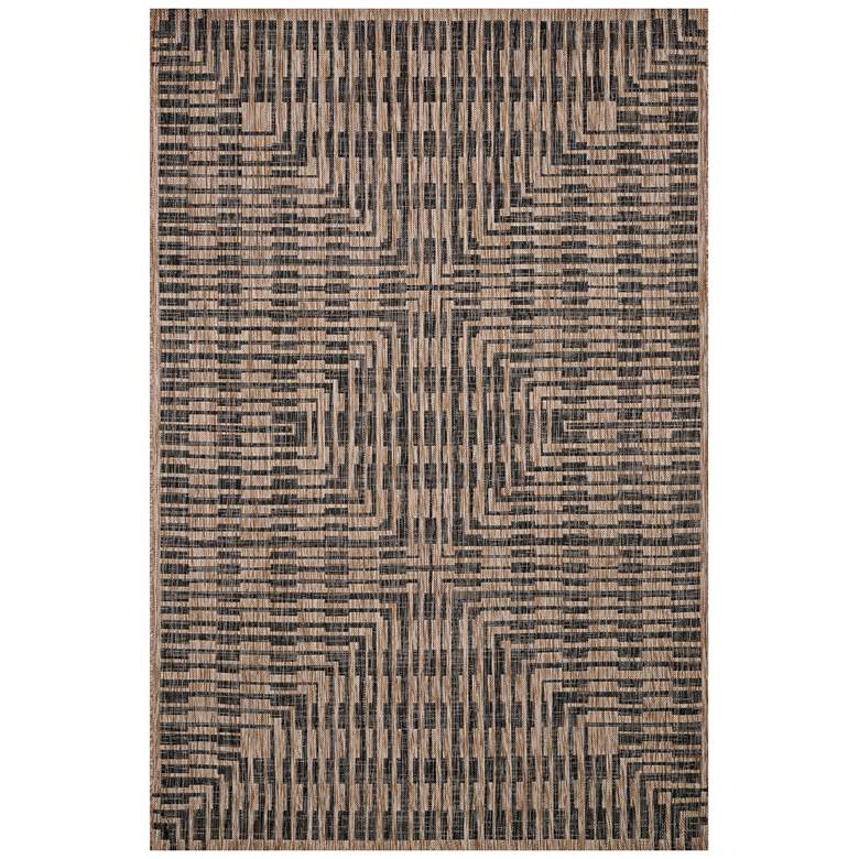 Image 3 Loloi Isle IE-09 5&#39;3 inchx7&#39;7 inch Brown and Black Area Rug