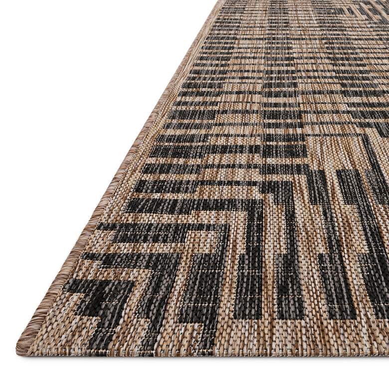 Loloi Isle IE-09 5&#39;3 inchx7&#39;7 inch Brown and Black Area Rug more views