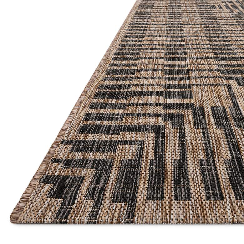 Image 4 Loloi Isle IE-09 5'3"x7'7" Brown and Black Area Rug more views