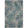 Thumbnail1 of Loloi Isle IE-10 2'2"x3'9" Gray and Aqua Area Rug