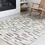 Thumbnail1 of Loloi Maddox MAD-01 7'6"x9'6" Ivory and Gray Area Rug