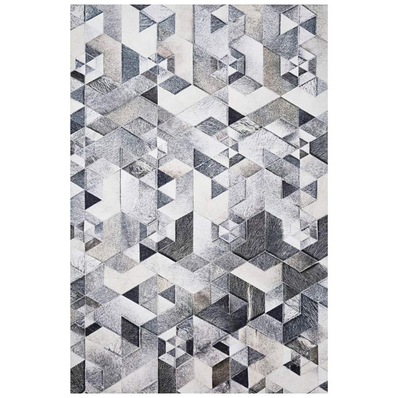 Image 2 Loloi Maddox MAD-03 5&#39;x7&#39;6 inch Gray and Ivory Area Rug