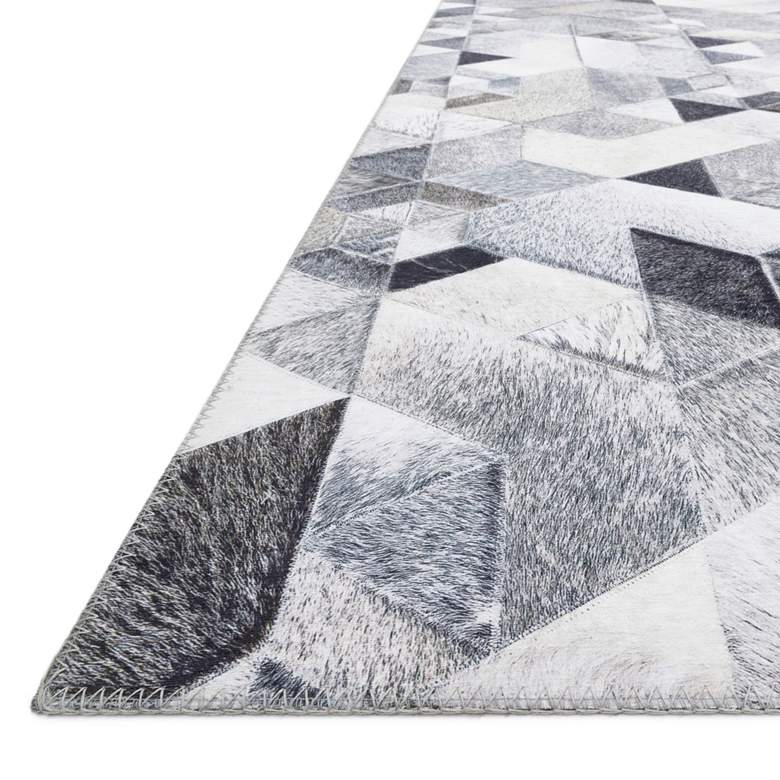 Image 3 Loloi Maddox MAD-03 5&#39;x7&#39;6 inch Gray and Ivory Area Rug more views