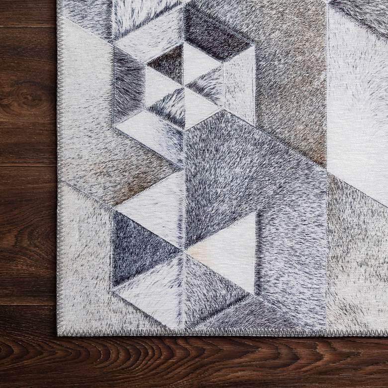 Image 4 Loloi Maddox MAD-03 5'x7'6" Gray and Ivory Area Rug more views
