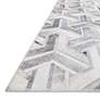 Thumbnail3 of Loloi Maddox MAD-05 2'3"x3'9" Silver and Ivory Area Rug more views
