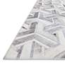 Thumbnail3 of Loloi Maddox MAD-05 3'6"x5'6" Silver and Ivory Area Rug more views