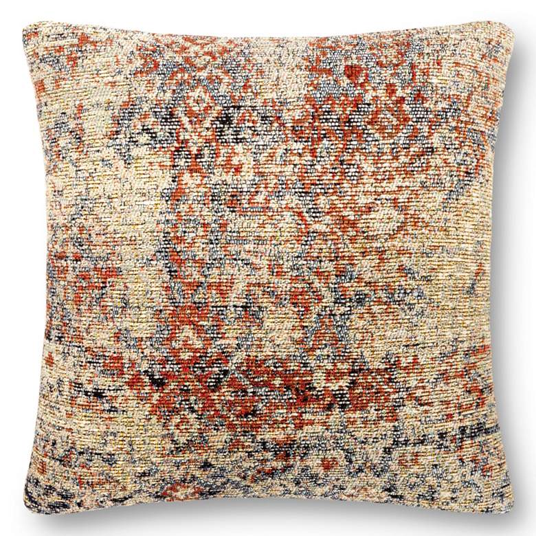 Image 1 Loloi Multi-Color 18" Square Outdoor Throw Pillow