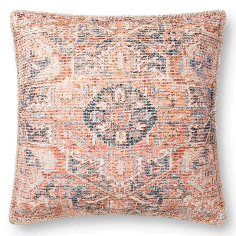 Image 1 Loloi Multi-Color Medallion 22" Square Throw Pillow