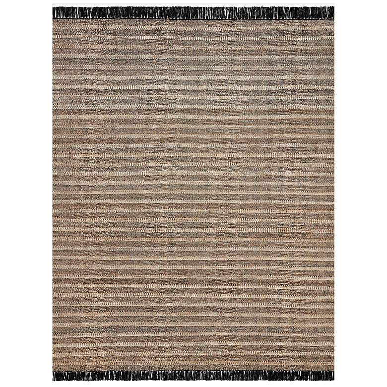 Image 1 Loloi Rey REY-01 5'x7'6" Camel Black Rectangular Area Rug