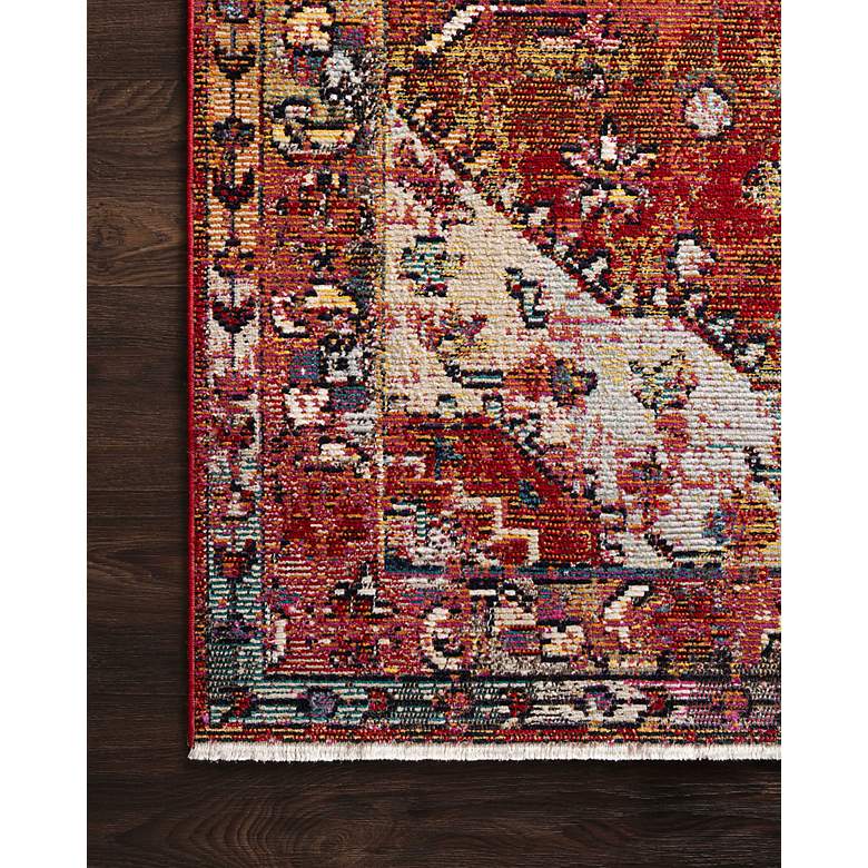 Loloi Silvia SIL-06 5&#39;x7&#39;6&quot; Multi Red Rectangular Area Rug more views