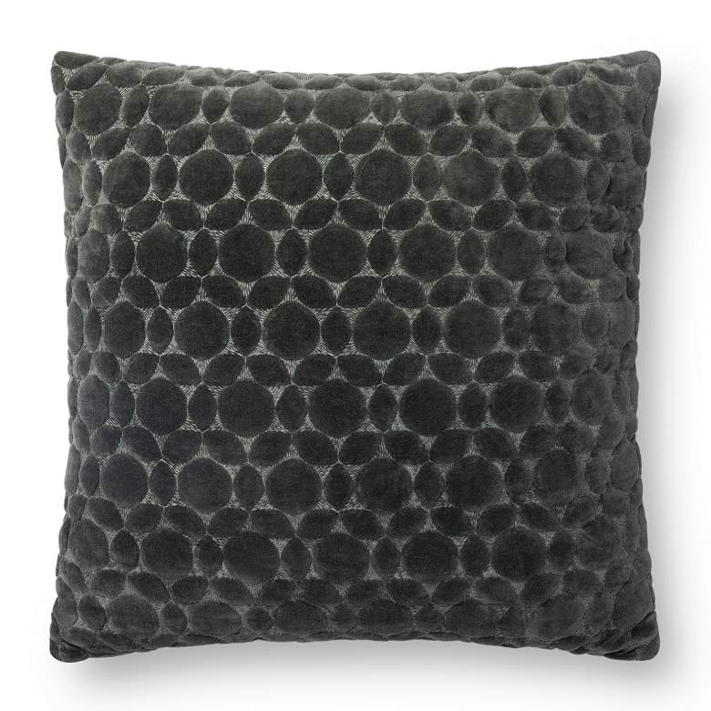 Image 1 Loloi Storm Geometric 18 inch Square Throw Pillow