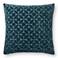 Loloi Teal Geometric 22" Square Throw Pillow