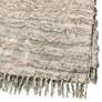 Loloi Tyra Silver Sage Cotton Throw Blanket in scene