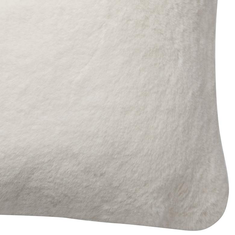 Image 2 Loloi White 13 inchx21 inch Rectangular Throw Pillow more views