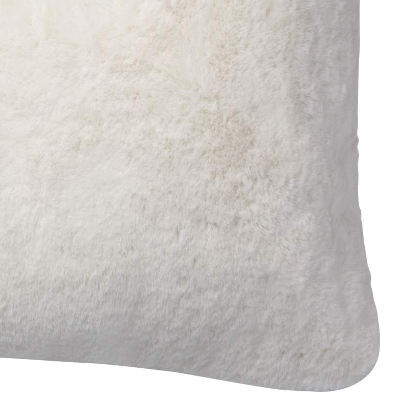Image 2 Loloi White 13"x35" Rectangular Throw Pillow more views