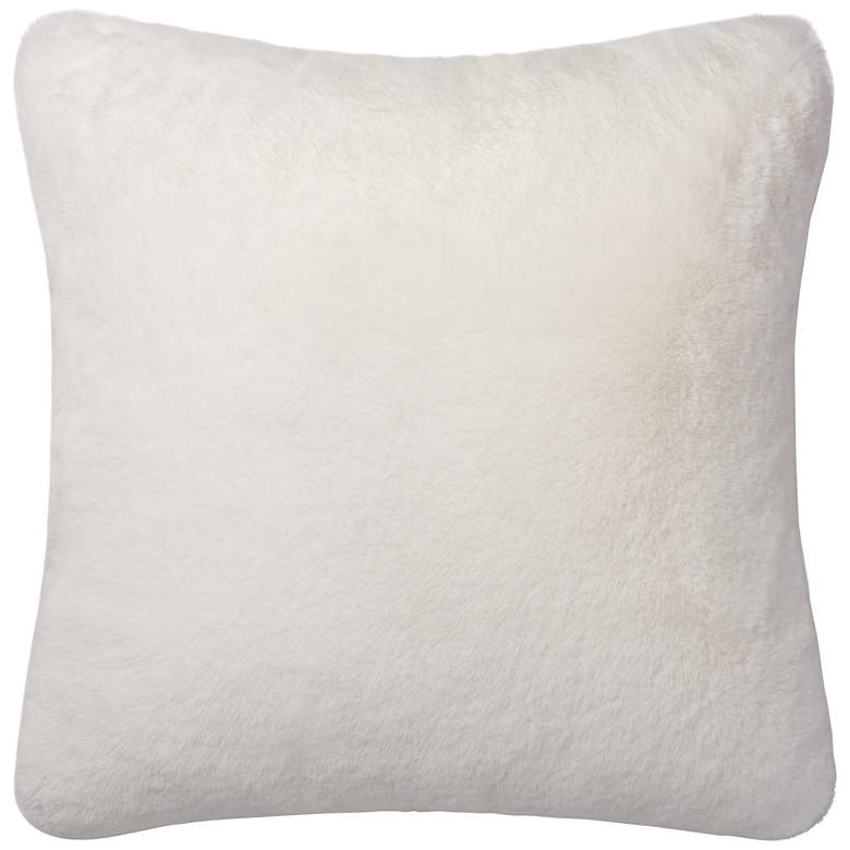 Image 1 Loloi White 22" Square Throw Pillow