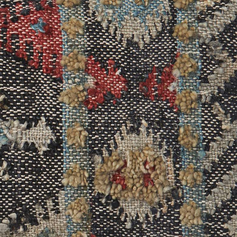 Image 2 Loloi Wyoma Gray Multi-Color Tribal 21" x 13" Pillow more views