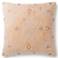 Loloi Yellow w/ Beige Abstract 22" Square Throw Pillow