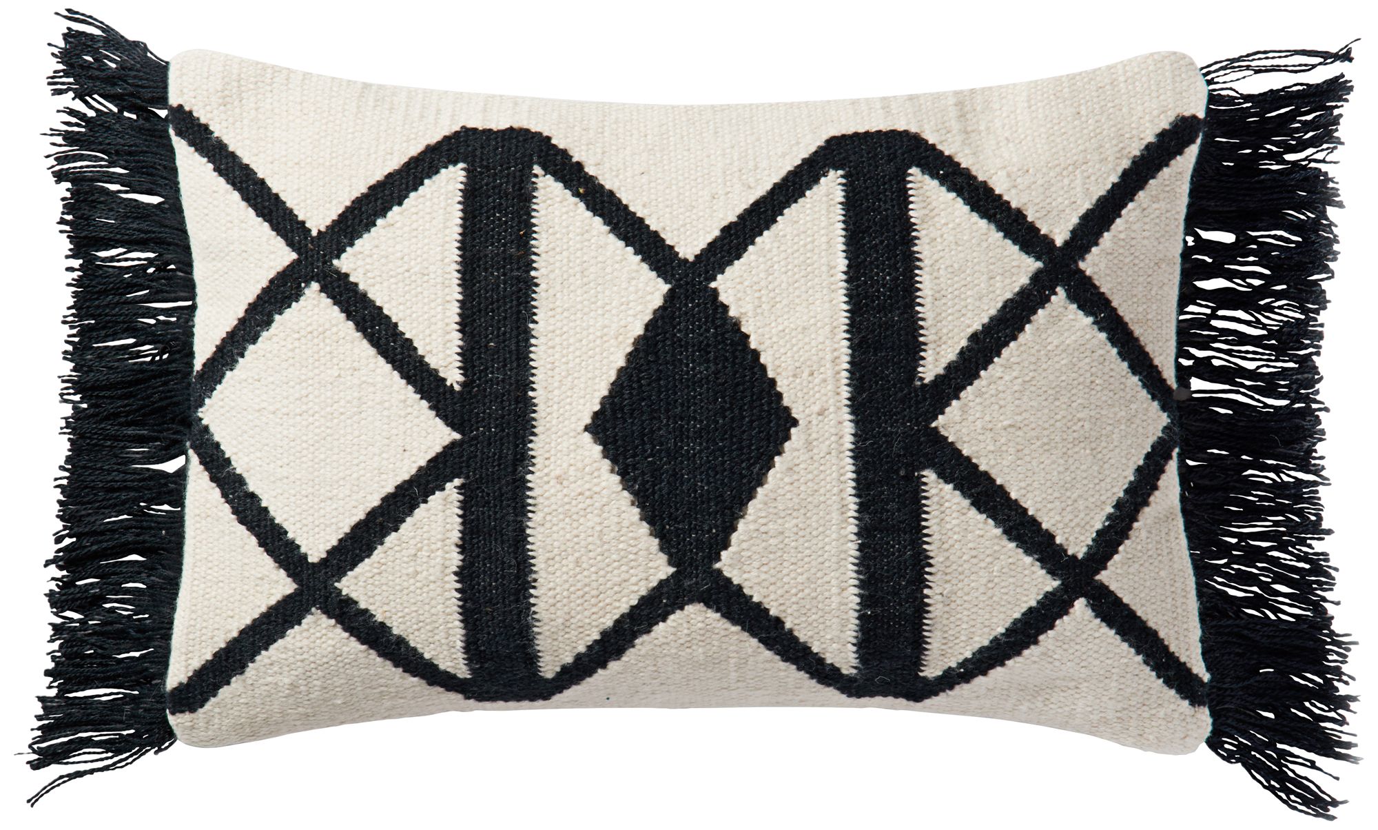 Black and white online tribal pillows