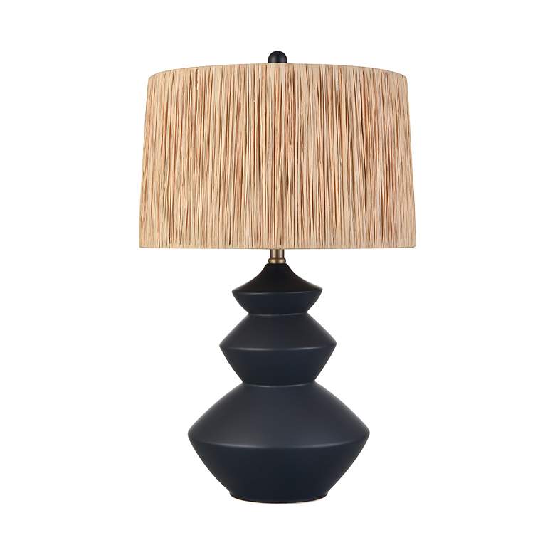Image 2 Lombard 27" High 1-Light Table Lamp - Black - Includes LED Bulb more views