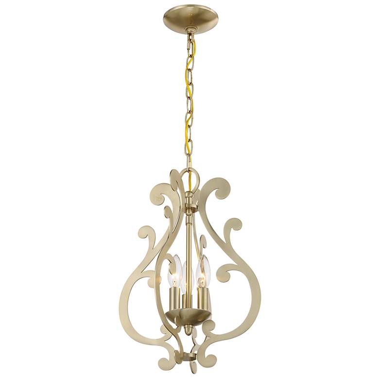 Image 3 Lombard 3-Light Pendant in Noble Brass more views