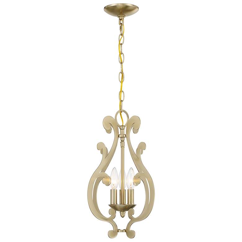 Image 5 Lombard 3-Light Pendant in Noble Brass more views