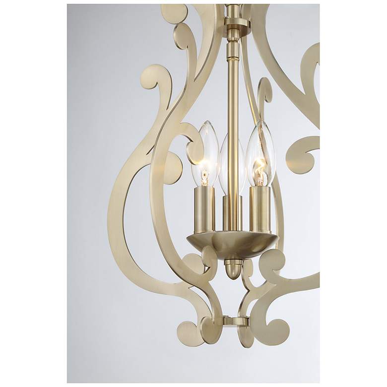 Image 6 Lombard 3-Light Pendant in Noble Brass more views