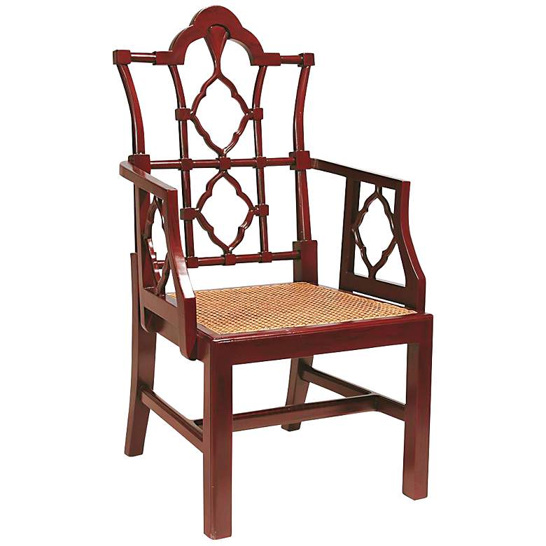 Image 1 Lombardy Red Mahogany Armchair
